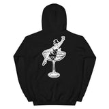 1930s Champagne Girl Unisex Hoodie - Black - Pulp & Stitch