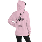 1930s Champagne Girl Unisex Hoodie - Light Pink - Pulp & Stitch