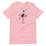 1930s Champagne Girl Unisex T-Shirt - Pink - Pulp & Stitch