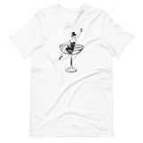 1930s Champagne Girl Unisex T-Shirt - White - Pulp & Stitch