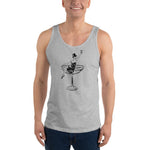 1930s Champagne Girl Unisex Tank Top - Athletic Heather - Pulp & Stitch