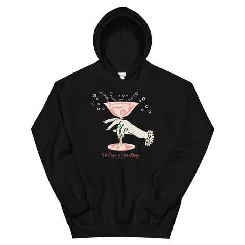 A Bit of the Bubbly Unisex Hoodie - Black - Pulp & Stitch