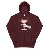 A Bit of the Bubbly Unisex Hoodie - Maroon - Pulp & Stitch