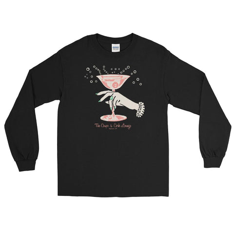 A Bit of the Bubbly Unisex Long Sleeve Shirt - Black - Pulp & Stitch