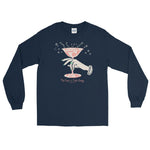 A Bit of the Bubbly Unisex Long Sleeve Shirt - Navy - Pulp & Stitch