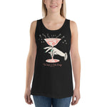 A Bit of the Bubbly Unisex Tank Top - Black - Pulp & Stitch