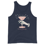 A Bit of the Bubbly Unisex Tank Top - Navy - Pulp & Stitch