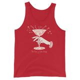 A Bit of the Bubbly Unisex Tank Top - Red - Pulp & Stitch