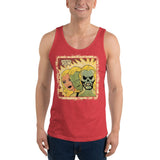 A Man’s World Unisex Tank Top - Red Triblend - Pulp & Stitch