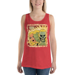 A Man’s World Unisex Tank Top - Red Triblend - Pulp & Stitch