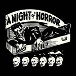 A Night of Horror Unisex Hoodie - Black - Pulp & Stitch