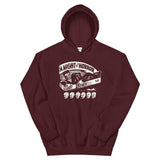 A Night of Horror Unisex Hoodie - Maroon - Pulp & Stitch