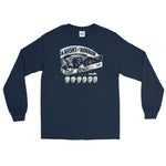 A Night of Horror Unisex Long Sleeve Shirt - Navy - Pulp & Stitch