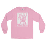 Against Evil Unisex Long Sleeve Shirt - Light Pink - Pulp & Stitch