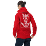 April by Julie de Graag Unisex Hoodie - Red - Pulp & Stitch