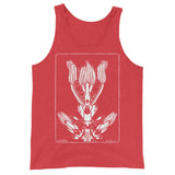 April by Julie de Graag Unisex Tank Top - Red Triblend - Pulp & Stitch