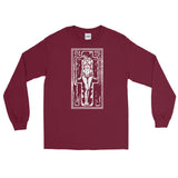 Bare Your Soul Unisex Long Sleeve Shirt - Maroon - Pulp & Stitch