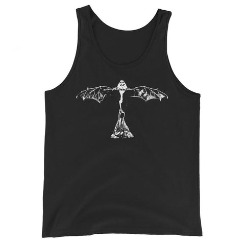 Bat Belle Unisex Tank Top - Black - Pulp & Stitch