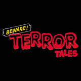 Beware Terror Tales Unisex Hoodie - White - Pulp & Stitch