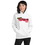 Beware Terror Tales Unisex Hoodie - White - Pulp & Stitch