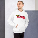 Beware Terror Tales Unisex Hoodie - White - Pulp & Stitch