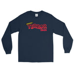 Beware Terror Tales Unisex Long Sleeve Shirt - Navy - Pulp & Stitch