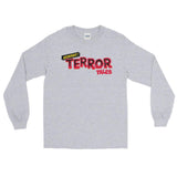 Beware Terror Tales Unisex Long Sleeve Shirt - Sport Grey - Pulp & Stitch