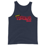 Beware Terror Tales Unisex Tank Top - Navy - Pulp & Stitch