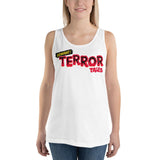 Beware Terror Tales Unisex Tank Top - White - Pulp & Stitch