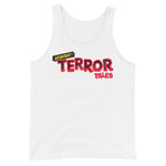 Beware Terror Tales Unisex Tank Top - White - Pulp & Stitch