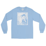 Bottoms Up Unisex Long Sleeve Shirt - Light Blue - Pulp & Stitch