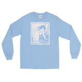 Bottoms Up Unisex Long Sleeve Shirt - Light Blue - Pulp & Stitch