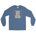 Bozo the Robot Unisex Long Sleeve Shirt - Indigo Blue - Pulp & Stitch