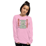 Bozo the Robot Unisex Long Sleeve Shirt - Light Pink - Pulp & Stitch