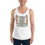 Bozo the Robot Unisex Tank Top - White - Pulp & Stitch