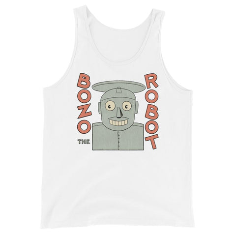 Bozo the Robot Unisex Tank Top - White - Pulp & Stitch