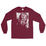 Call of the Werewolf Unisex Long Sleeve Shirt - Maroon - Pulp & Stitch