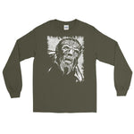 Call of the Werewolf Unisex Long Sleeve Shirt - Military Green - Pulp & Stitch