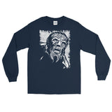 Call of the Werewolf Unisex Long Sleeve Shirt - Navy - Pulp & Stitch