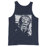 Call of the Werewolf Unisex Tank Top - Navy - Pulp & Stitch