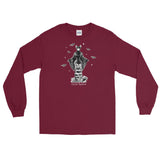 Carpe Noctem Unisex Long Sleeve Shirt - Maroon - Pulp & Stitch