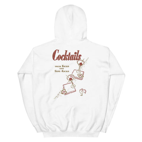 Cocktails Unisex Hoodie - White - Pulp & Stitch