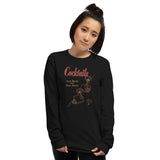 Cocktails Unisex Long Sleeve Shirt - Black - Pulp & Stitch