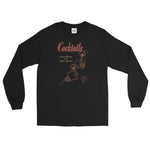 Cocktails Unisex Long Sleeve Shirt - Black - Pulp & Stitch