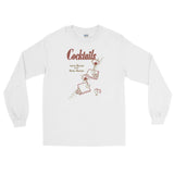 Cocktails Unisex Long Sleeve Shirt - White - Pulp & Stitch