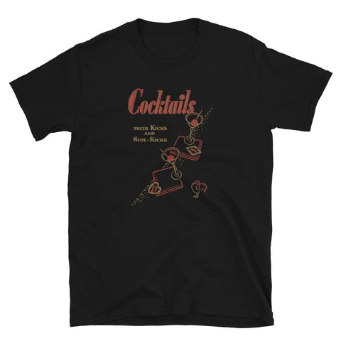 Cocktails Unisex T-Shirt - Black - Pulp & Stitch