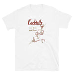 Cocktails Unisex T-Shirt - White - Pulp & Stitch