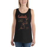 Cocktails Unisex Tank Top - Black - Pulp & Stitch