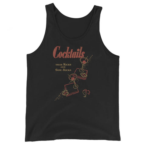 Cocktails Unisex Tank Top - Black - Pulp & Stitch