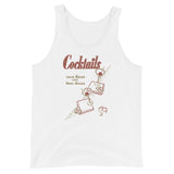 Cocktails Unisex Tank Top - White - Pulp & Stitch